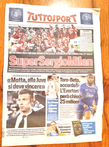 Milan supercoppa 2025 - supercoppa,