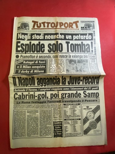 Tuttosport 1987 calcio - tuttosport,