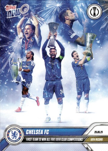 2025 topps now - chelsea, fc