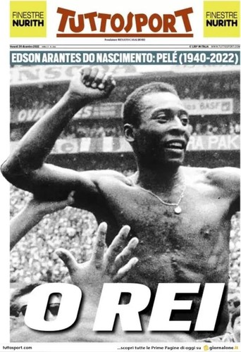 Tuttosport 2022 pelè - 30/12/2022,